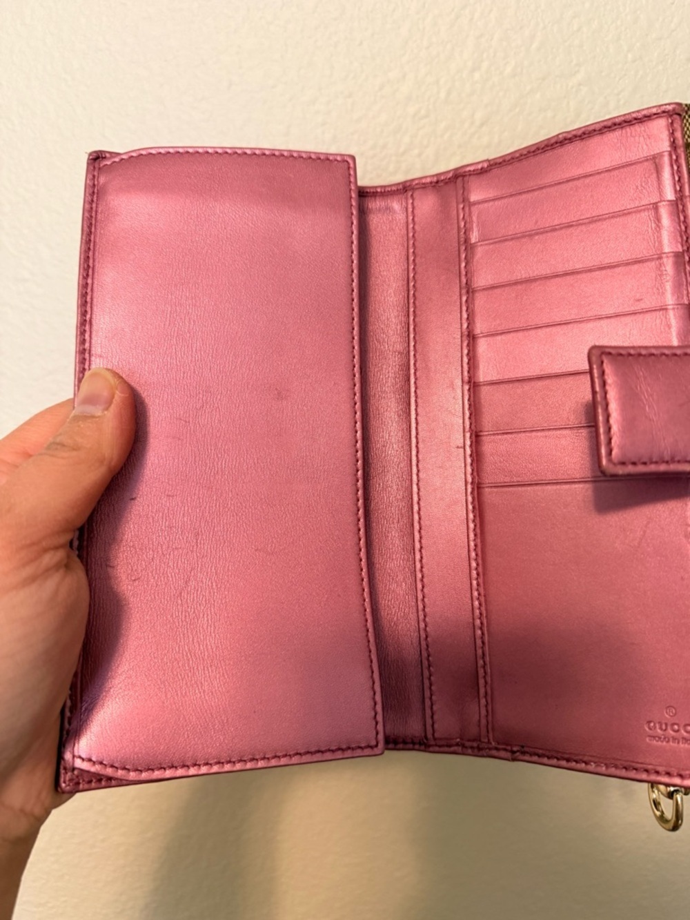 Gucci GG Canvas Continental Wallet - Picture 12 of 17
